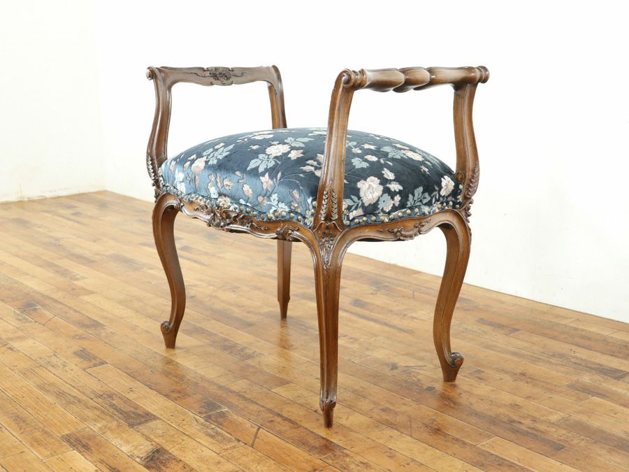 アンティーク張替済 ルイ15世スツール 65143