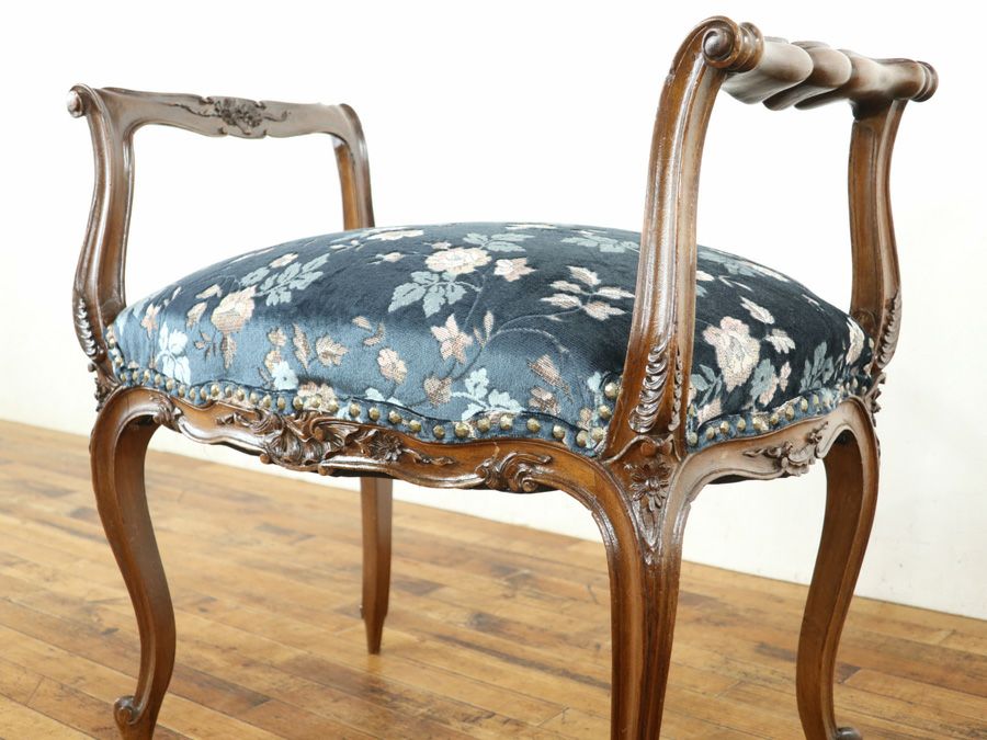 アンティーク張替済 ルイ15世スツール 65143