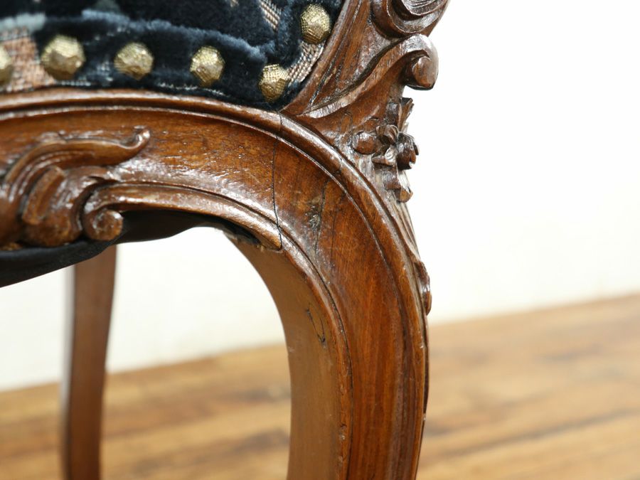 アンティーク張替済 ルイ15世スツール 65143