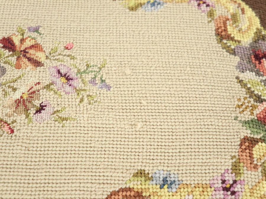 アンティーク家具プチポワン スツール 65066