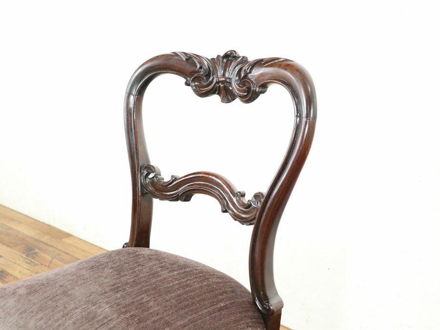 アンティーク家具張替済 バルーンチェア 59250