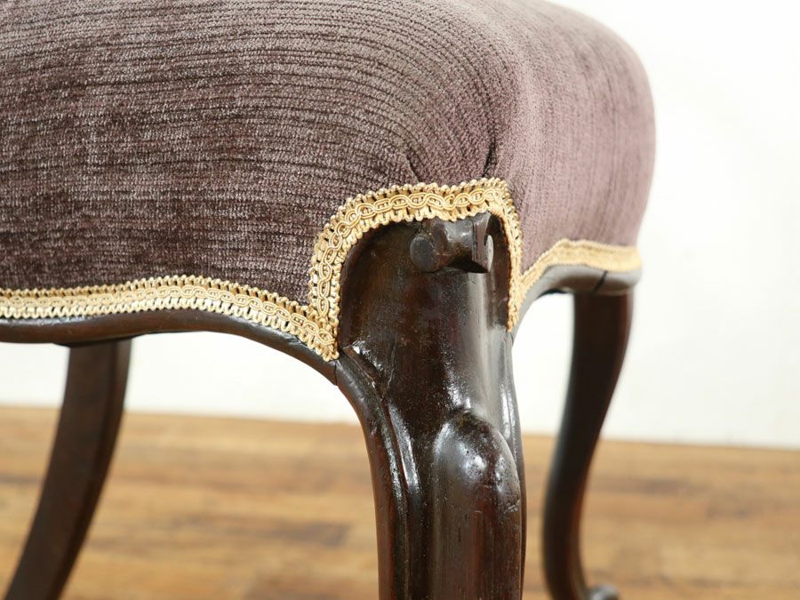 アンティーク家具張替済 バルーンチェア 59250