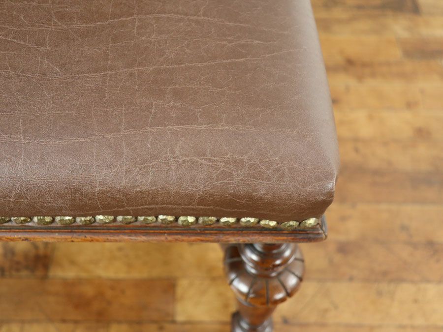 アンティーク張替済 アンリ2世チェア 65018b