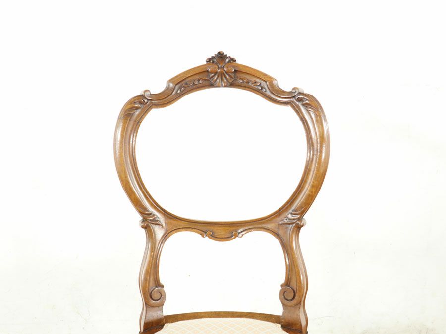 アンティーク張替済 ルイ15世チェア 65035a