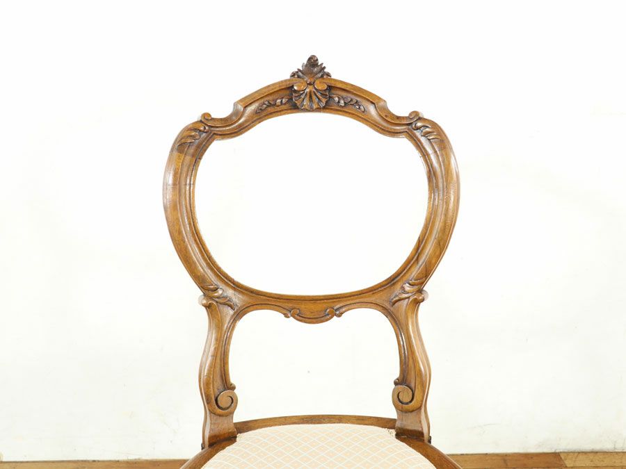 アンティーク張替済 ルイ15世チェア 65035b