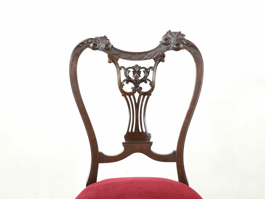 アンティーク張替済 ビクトリアンチェア 59363