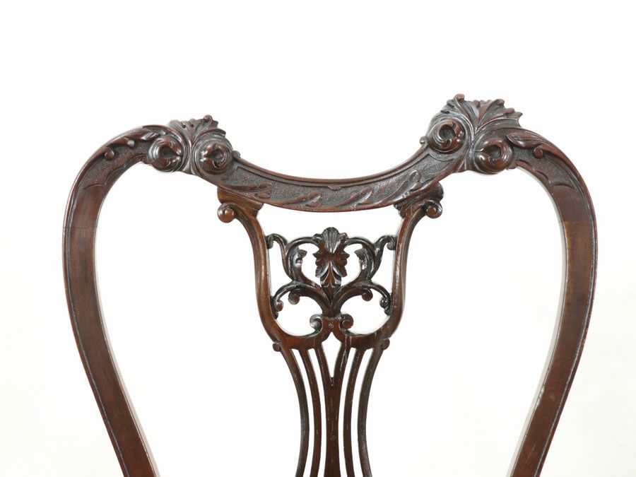 アンティーク張替済 ビクトリアンチェア 59363