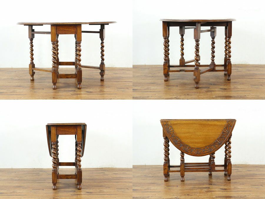 アンティーク家具ゲートレッグテーブル 59529