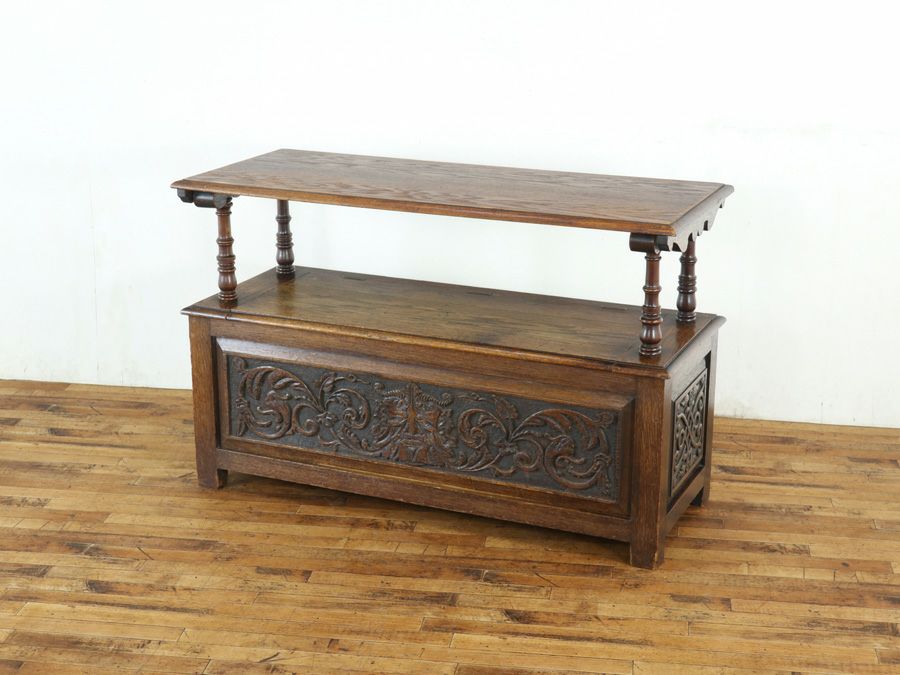 アンティーク家具モンクスベンチ 59707