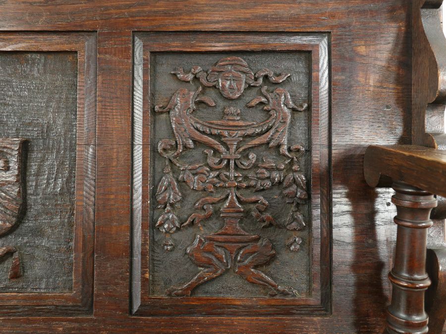 アンティーク家具モンクスベンチ 59707