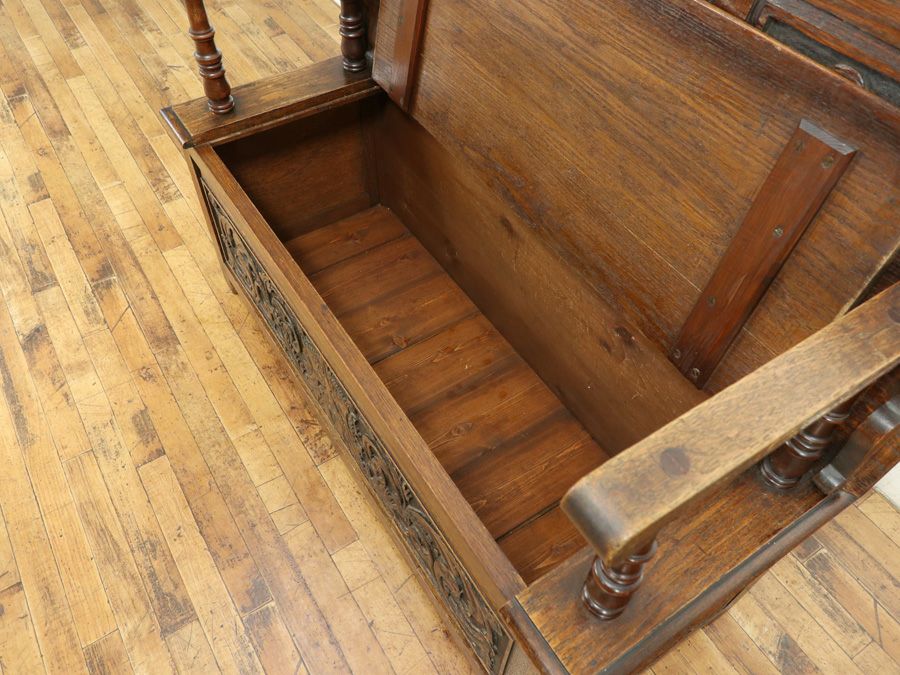 アンティーク家具モンクスベンチ 59707