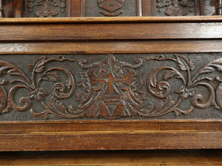 アンティーク家具モンクスベンチ 59707