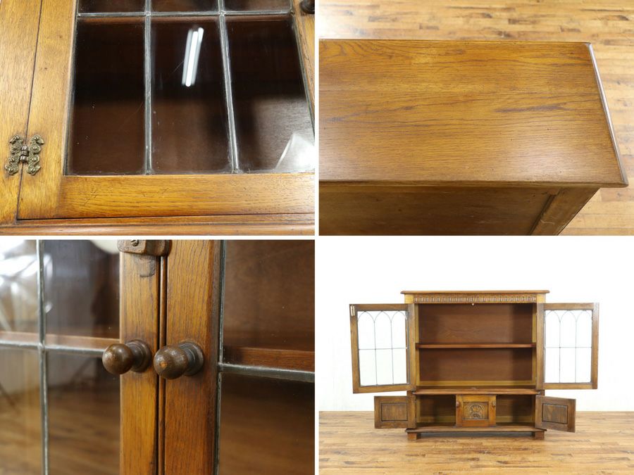 イギリスアンティーク家具ブックケース 59638