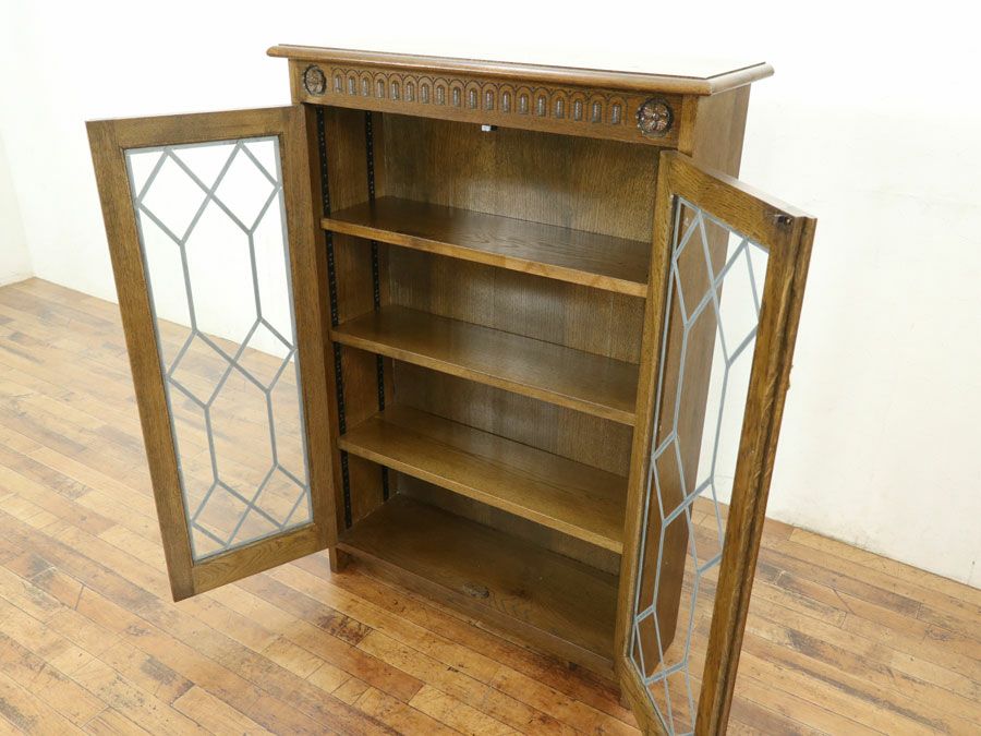 イギリスアンティーク家具ブックケース 59729