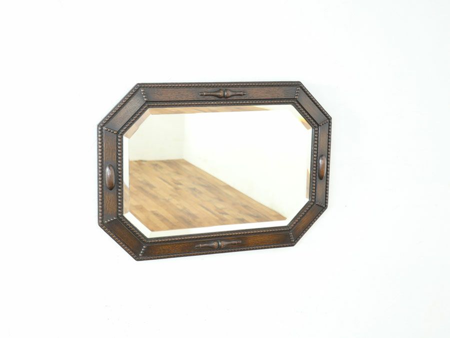 イギリスアンティークウォールミラー 59665a