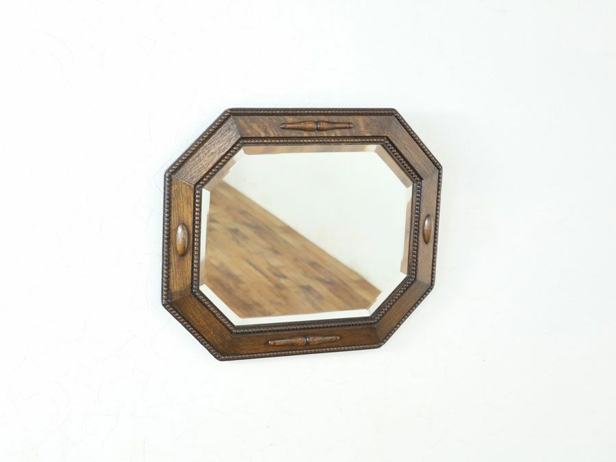 イギリスアンティークウォールミラー 59665b