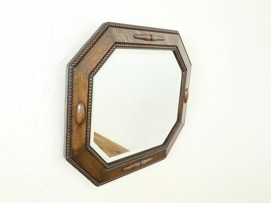 イギリスアンティークウォールミラー 59665b