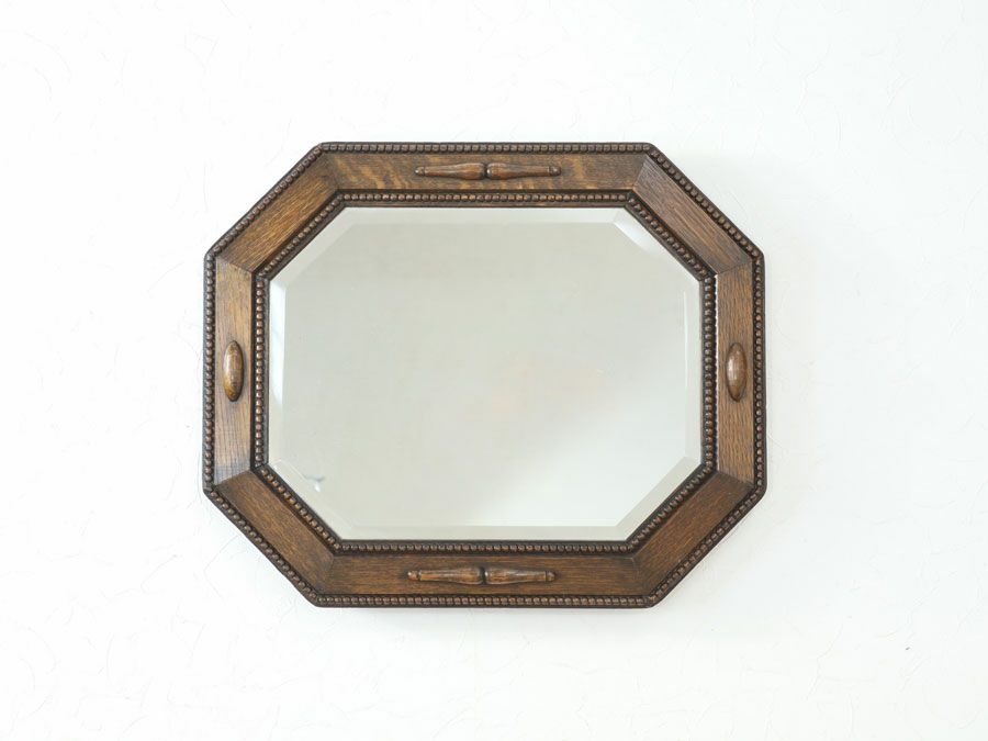 イギリスアンティークウォールミラー 59665b