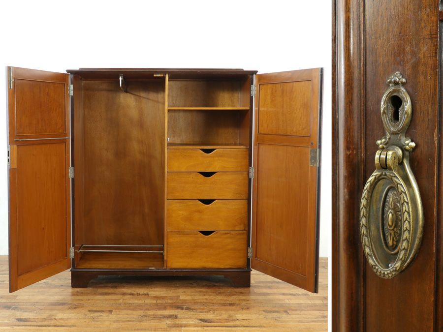 イギリスアンティーク家具ジェンツローブ 59658