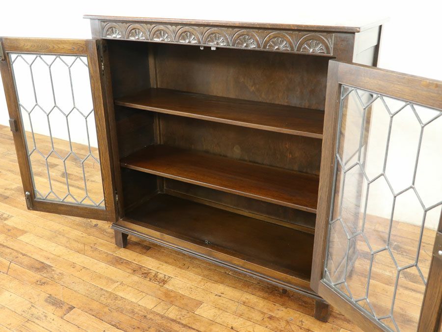 イギリスアンティーク家具ブックケース 59731