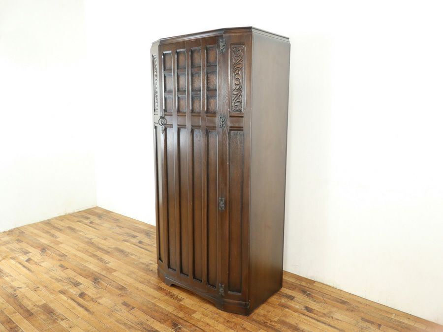 イギリスアンティーク家具ワードローブ 59664