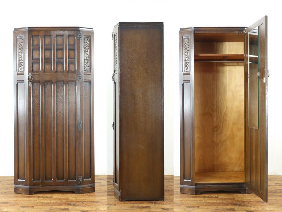 イギリスアンティーク家具ワードローブ 59664