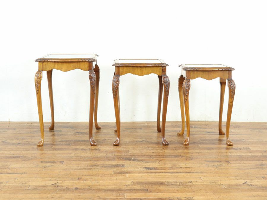 イギリスアンティーク家具ネストテーブル 59548