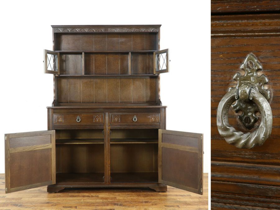 イギリスアンティーク家具カップボード 59715