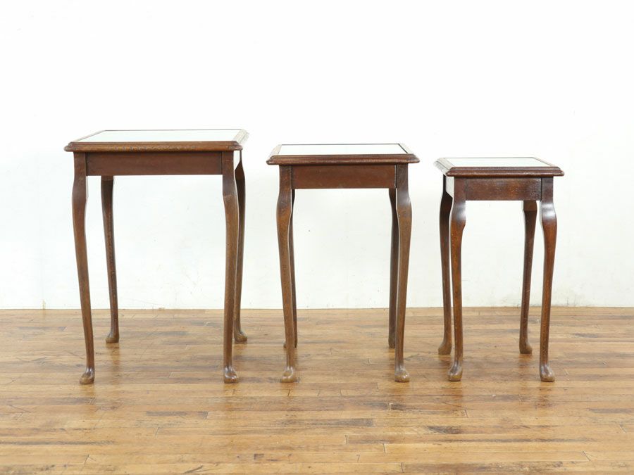 イギリスアンティーク家具ネストテーブル 59543