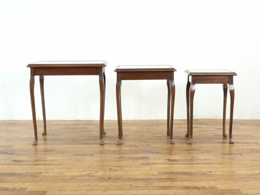 イギリスアンティーク家具ネストテーブル 59543