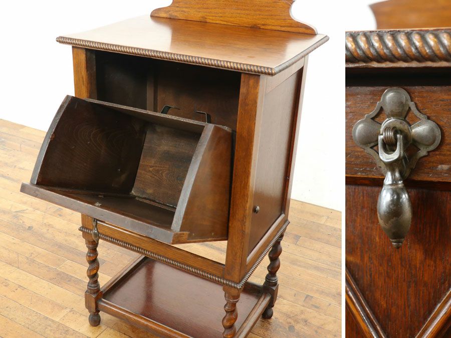 イギリスアンティーク家具コールボックス 59608