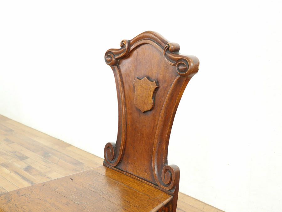 イギリスアンティーク家具ホールチェア 59544