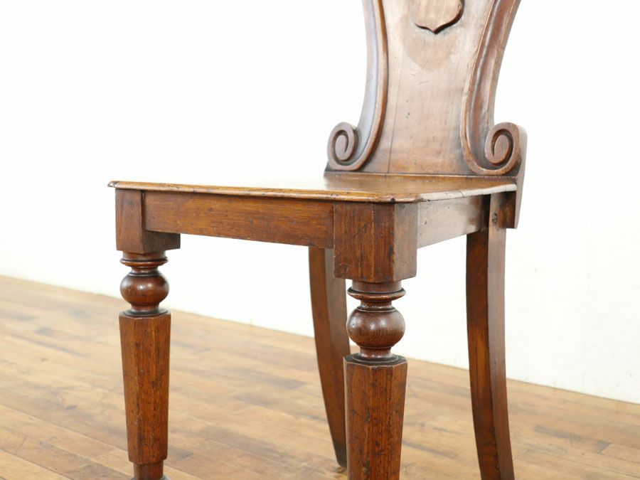 イギリスアンティーク家具ホールチェア 59544