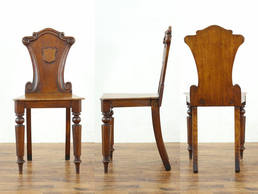 イギリスアンティーク家具ホールチェア 59544