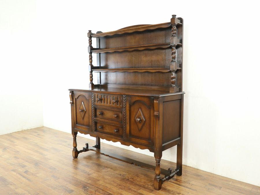 イギリスアンティーク家具カップボード 59698