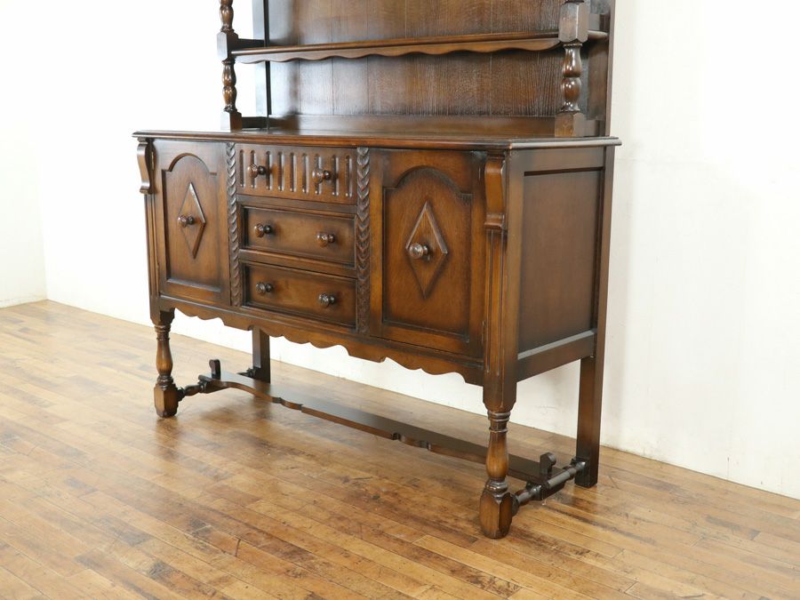 イギリスアンティーク家具カップボード 59698