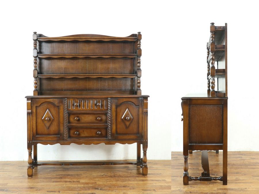 イギリスアンティーク家具カップボード 59698