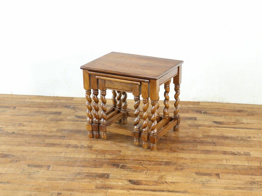 イギリスアンティーク家具ネストテーブル 59615
