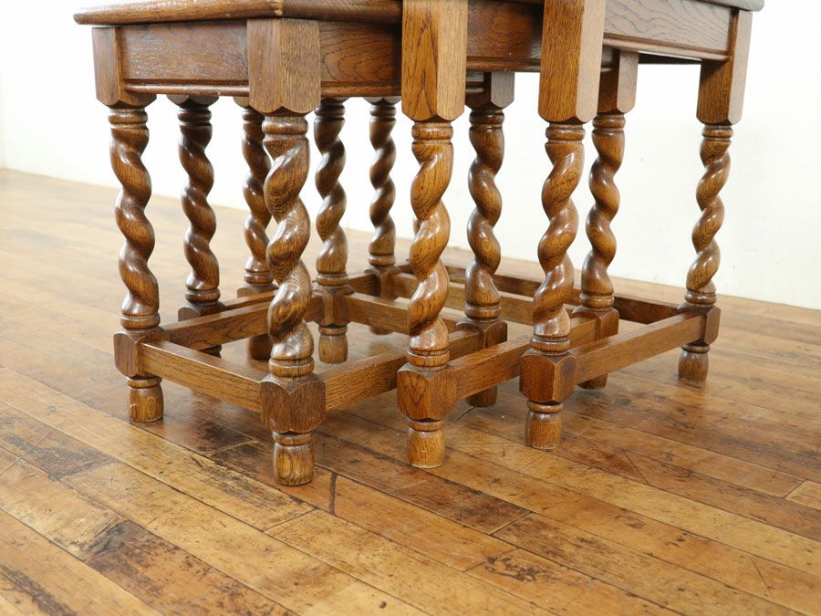 イギリスアンティーク家具ネストテーブル 59615