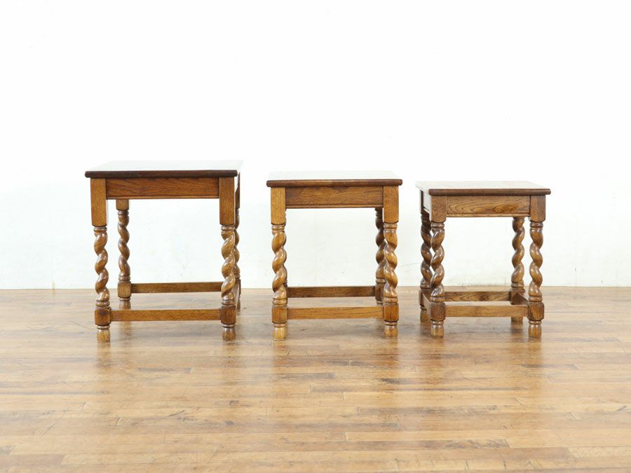 イギリスアンティーク家具ネストテーブル 59615