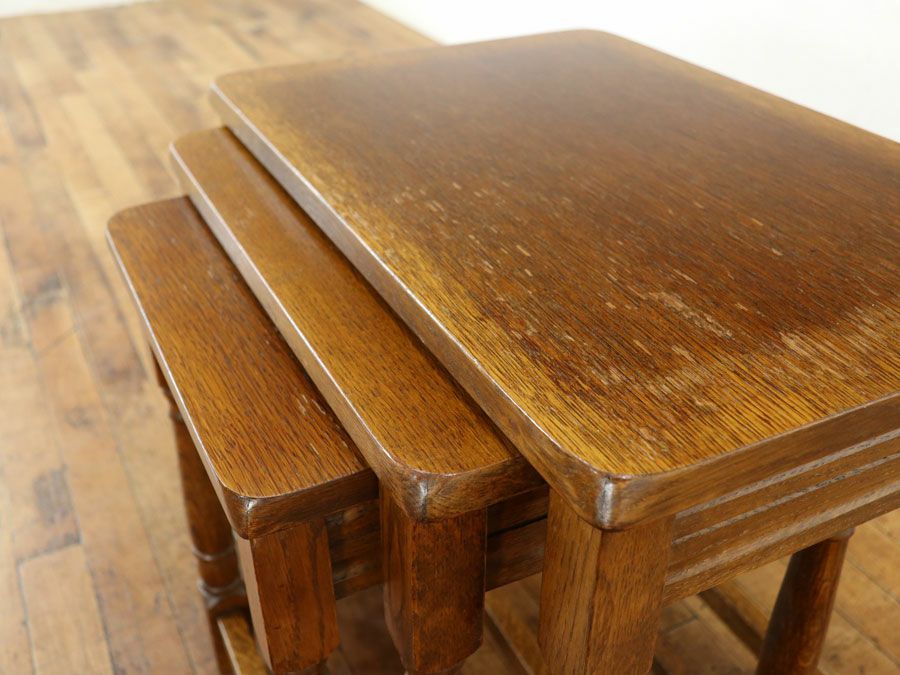 ウッドトップタイプ ネストテーブル 59568 | アンティークフレックス