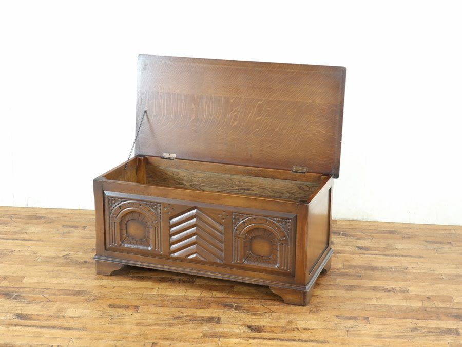 イギリスアンティーク家具コファー 59555