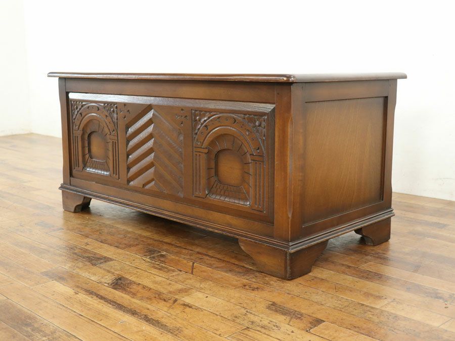 イギリスアンティーク家具コファー 59555