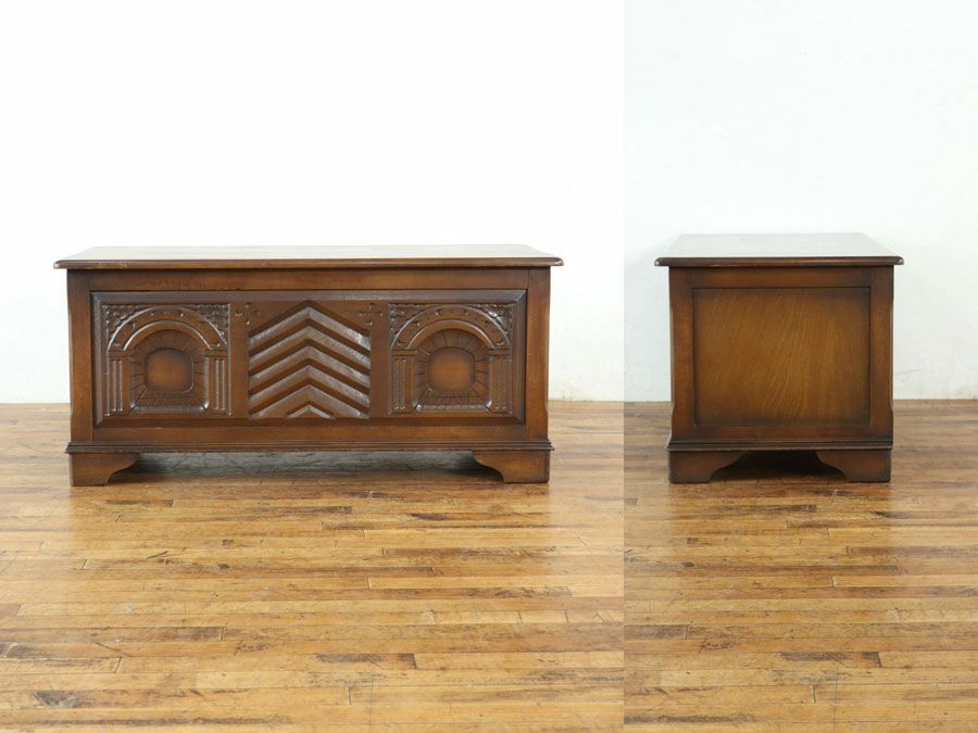 イギリスアンティーク家具コファー 59555