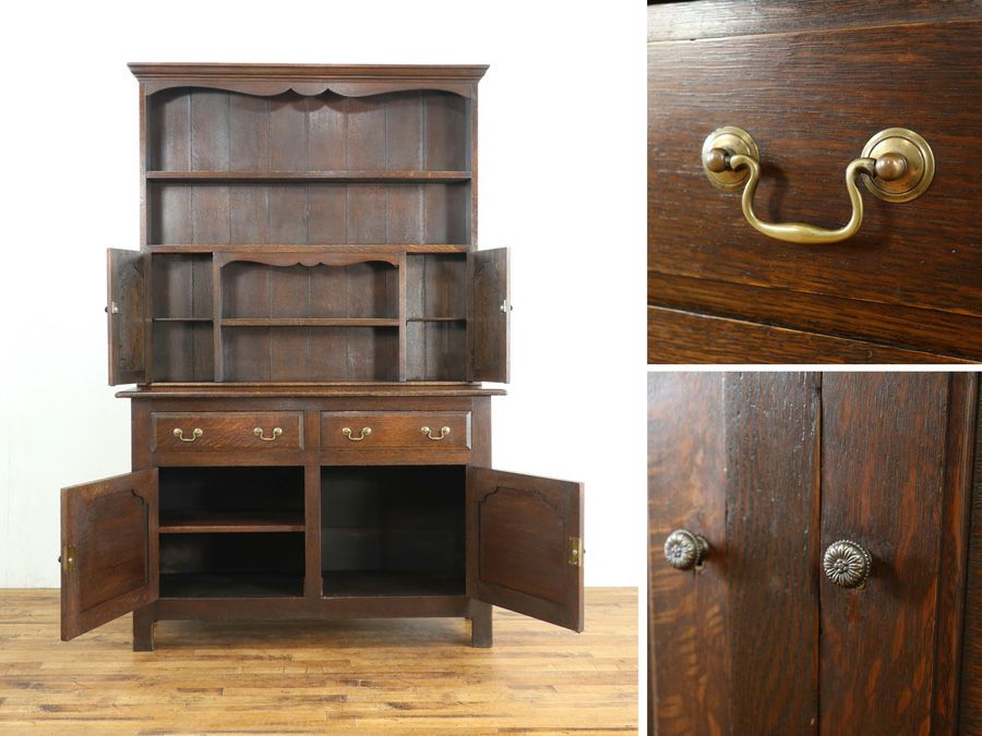 イギリスアンティーク家具カップボード 59700