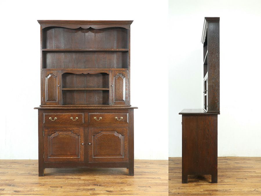 イギリスアンティーク家具カップボード 59700