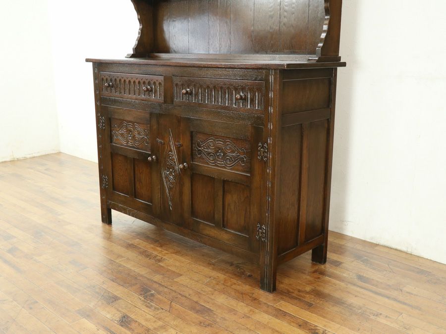 イギリスアンティーク家具カップボード 59691