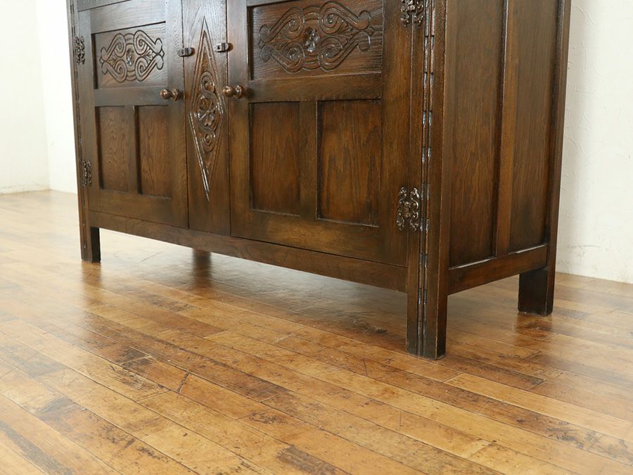 イギリスアンティーク家具カップボード 59691