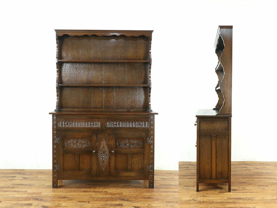 イギリスアンティーク家具カップボード 59691