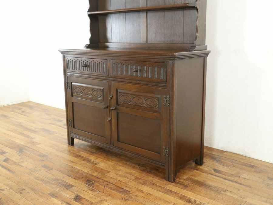 イギリスアンティーク家具カップボード 59690
